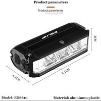 AliExpress ESLNF Super Bright Bike Headlight Waterproof 900-2600LM Road Bicycle Front Light USB Rechargeable MTB Flashlight Bike Accessorie
