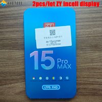 2Pcs/set ZY Super HD++ InCell Display For iPhone X XR XS Max 11 12 13 14 15 Pro Max LCD Display Touch Screen Digitizer Assembly
