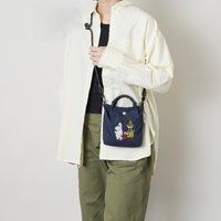 Hot Anime Moomins Series Shoulder Bag Cute Cartoon Character Little My Creativity Embroidered Multi-functional Crossbody Bag