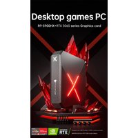 Gamer Dedicated Mini PC AMD Ryzen 9 5900HX RTX3060 RX 6600M RX 6500XT 2*DDR4 M.2 NVMe SSD 2.5G LAN Desktop Tower Computer WiFi6E