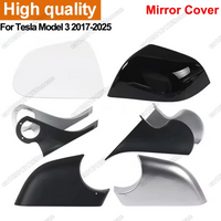 NEW For Tesla Model 3 2017- 2026 Highland Rearview Mirror Housing Base Bracket Skeleton Trim Frame Caps Bottom Cover Replacement
