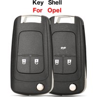 jingyuqin 2/3 Buttons For Opel Vauxhall Insignia Astra J Zafira C Mokka Remote Car Flip Folding Key Case Replacement