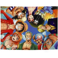 A popular background fabric for the bedroom and living room decoration of the anime "One Piece" character Luffy's wall hanging.