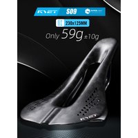 AliExpress RYET 59g Ultra Light Carbon Bike Saddle T800 Carbon Fiber with 7x7mm Round Rail 12K Racing Bicycle Seat for Road and Gravel