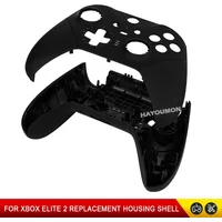 Black Replacement Housing Shell For Xbox One Elite Series 2 Controller Front Case Back Cover Top Cover Bottom Shell Accessories
