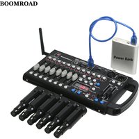 192ch Dmx Controller Wireless DMX Receiver Built in Battery Stage Lighting Effect DJ Light Controller Disco Light for Home Party
