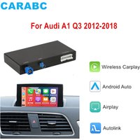 CARABC Wireless CarPlay Android Auto With Mirror Link AirPlay Bluetooth GPS Navigation For Audi A1 Q3 2012-2018 MMI 2G/3G HN+