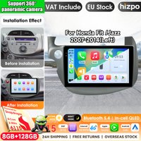 Autoradio multimédia 2Din 4G Android 16 WiFi DSP CarPlay pour HONDA FIT JAZZ 2007 - 2014, lecteur vidéo, navigation GPS, systèmes intelligents, écran tactile IPS, lecteur vidéo stéréo, unité