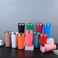 Steel Double Wall Vacuum Insulated Beer Cups 16oz Bluetooth Speaker Water Coffee Bottle Tumbler Gift Mug