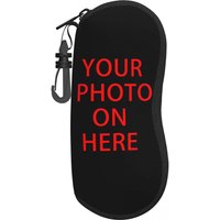 Custom Family Pets Custom DIY Logo Shell Glasses Case Unisex Travel Photo Print Eyeglasses Case Sunglasses Protector Box