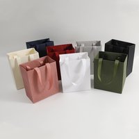 New Fashion Paper Tote Bags for Jewelry Handbag Cosmetics Lipstick Gift Packaging Bag Necklace Earrings Rings Headphones Storage