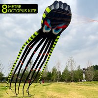 3D 8-meter Large Octopus Kite Software Inflatable Kite Easy To Fly and Tear Resistant Parent Child Interaction Weifang Kite