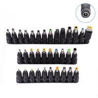 34PCS 8PCS Universal Power Adapter Supply Tips Connector 5.5mmx2.1mm DC AC Kits for Lenovo Thinkpad Laptop Power Plug Jack Sets