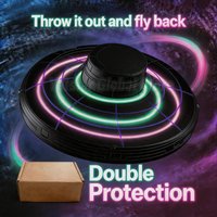 Smart Gesture Control UFO Flyer,LED Light Boomerang Spinner Ball,Anti-Drop Rechargeable Hover Orb,3 Colors Outdoor Fun Toy Gifts