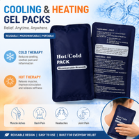 Hot And Cold Gel Pack For Pain Relief Cooling device Reusable Ice Pack /Cold and Hot Gel Packs Easy Portability for Knees Ankles