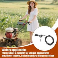 Throttle Kit General Throttle Cable Oil Valve Accessories anti-slip pattern for Trailer Mower Motorcycle Bike Tillage Machine