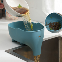 Elegant Elephant Sink Strainer! Anti-slip, Food-safe, Ideal for Kitchen Draining & Leftover Collection