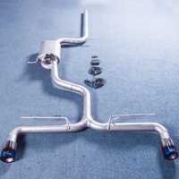Suitable for Golf8 Golf7 MK7 Golf6MK6 Golf5MK5 GTI 1.4 2.0T catback 304 stainless steel dual tip electronic valve exhaust system