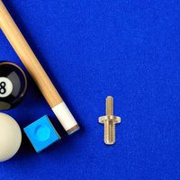 Billiard Accessory 1/2 Socket Extension Copper Zap (1/2 Screw Interface Handle Golden