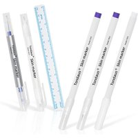 Tattoo Skin Marker Piercing Pen Microblading Eyebrow Marker Tattoo Scribe Tool Supply Purple Double Heads Point Marking