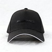 For Mercedes Benz AMG Emblem Breathable Mesh Baseball Cap Outdoor Sport Summer Sun Hats Adjustable Casual Sunscreen Hat Stickers