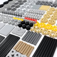 314pcs MOC Technical Pin Bricks Axle Plug Gear Bush Connector Universal Joint Building Blocks Compatible 94925 6589 3706 Car Toy