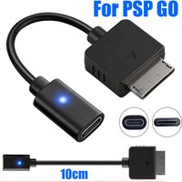 For PSP Go Charging Data Adapter Type USB C LED Converter Cord For PSP Go Game Console Power Supply Wire Type-C Cable