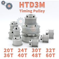 HTD 3M Zahnriemenscheibe 20T 30T 40T 60T 3M Riemenscheibe 20 Zähne 30 Zähne 40 Zähne 60 Zähne Synchronriemenbreite 10/15 mm HTD3M Riemenscheibe