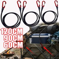 AliExpress NONE Adjustable Elastic Strap with Hooks 8mm Bungee Cord for Camping Luggage Bicycle Cargo Multipurpose Tie Down Utility Rope Pack