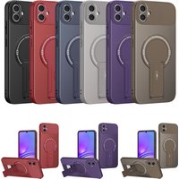 For Samsung Galaxy A06 Case Galaxy a06 Phone Case Galaxy A06 Cover Samsung A06 4G Magnetic Mounting Bracket Protect Back Cover