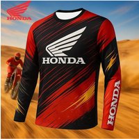 AliExpress Honda 2026 Dirt Bike Jersey Breathable Long Sleeve Motorcycle T-Shirt Comfortable Mountain Racing And Outdoor Riding Gear