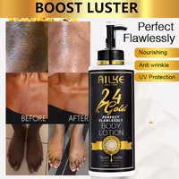 AILKE 24k Gold Perfect Flawlessly Body Lotion, Whitening, Inhibit Melanin, Moisturizing, UV Protect, With Nicotinamide Vitamin C