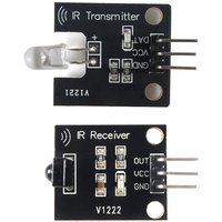 IR Infrared Transmitter and Receiver Module 38KHz Digital 5V for Arduino Sensor Kit Electronic Building Block VS1838 KY-005 Set