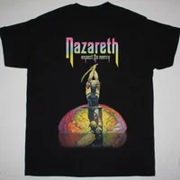 Nazareth Expect No Mercy Cotton Black Men T Shirt S 5Xl