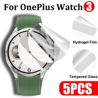 1/3/5PCS Hydrogel Film/Tempered Glass for Oneplus Watch 3 HD Anti-scratch Screen Protector for Oneplus Watch 3 Watch Accessories