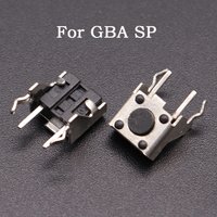 10 Pcs For GBA SP Left Right Shoulder Trigger Button For GameBoy Advance SP Controller L R Key Micro Switch Replacement Parts