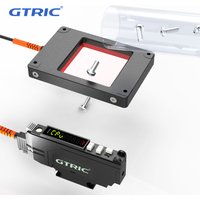 GTRIC Fiber Optic Sensor Window Type 12-24V DC 20*20mm 50*50mm 120*120mm Optical Photoelectric Switch for Blanking Detection