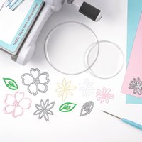 Transparent Polycarbonate Round Cutting Pads, Warp-Resistant Circular Cutting Plates, 5 Inch & 3.5 Inch Craft Cutting Mats