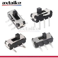 20PCS 6Pin 3Pin Mini Slide Switch 2P2T MSS22D18 DIP SMD Two-Row Handle High 2MM For DVD Switch MSK12D19 Toggle Power Switch SMT