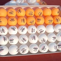 Training Purpose Table Tennis Ball -rebound ABS -pang Plastic Ball for Indoor & Outdoor Table