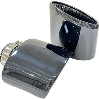 Auto parts Stainless steel exhaust pipe large diameter 63mm 66mm large outlet 165mm suitable for AK exhaust pipe modification
