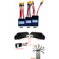AliExpress GUSTAVO Ebike Double Battery Discharge Converter Switcher Dual Battery Parallel Module 20-80V 20A/30A/40