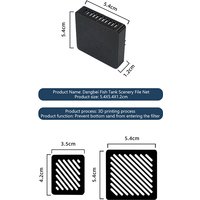 Aquascape Sand Blocking Mesh For Xiaomi Mijia Smart Aquarium Modification Backplane Bottom Stickers Import And Export Accessory