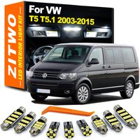 ZITWO 19Pcs LED Bulb Interior Light Kit For VW Volkswagen Multivan Caravelle Transporter T5 T5.1 2003- 2011 2012 2013 2014 2015