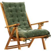 Thickened Velvet Recliner Soft Cushion Rocking Chair Bench Office Chair Gift Tatami for Outdoor Camping Green Red