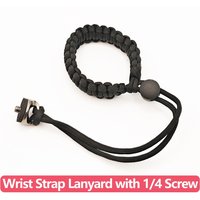 Braided Nylon Wrist Strap Safety Rope Anti-lost lanyard with 1/4 Screw for GoPro Hero 13 12 11 10 9 insta360 X5 X4 X3 DJI OSMO