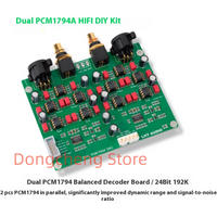 brand new Dual PCM1794A DAC Balanced Decoder Board USB Coaxial Fever HiFiDIY Kit 24Bit 192K PCM1794