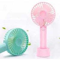 1/2pcs Hand-held Mini Fan Portable Gift Usb Mute Small Fan Desktop Outdoor Large Wind Fan Rechargeable Small Fan