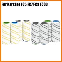 4-teiliges Set Zubehör der Hauptwalzenbürste für Karcher FC5 FC7 FC3 FC3D elektrische Bodenreiniger Ersatzwalzen Kit Teile