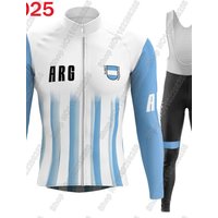 AliExpress NONE Argentina 2025 Cycling Jersey Set Men Summer Winter Clothing Suit Mens Long Sleeve MTB Bike Road Pants Bib Ropa Ciclismo